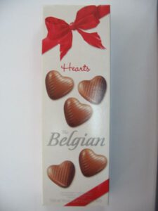 שוקולד בלגי במארז אהבה 65 גרם